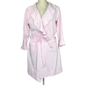 Bella Pima Cotton Robe‎ Waterfall Ruffle Bubblegum Pink Medium
